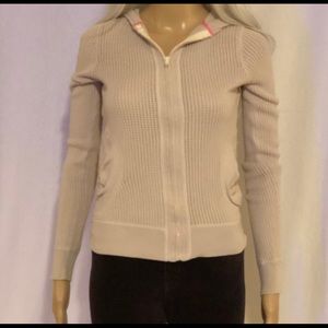 Armani Exchange zip up hooded sweater